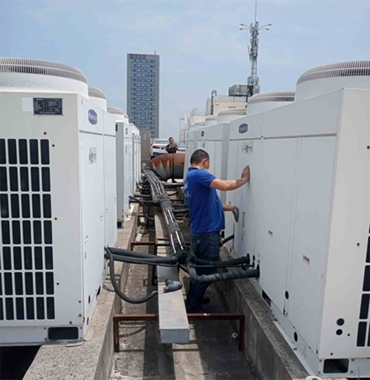 巨鹿中央空调制热和不制冷系统维修方法